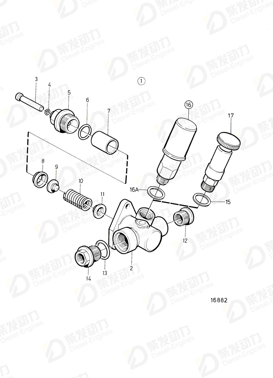 VOLVO O-ring 244829 Drawing